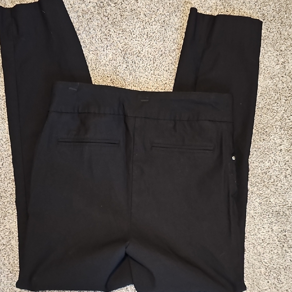 Elegant Black Straight Leg Women's Pants - Picture 3 of 3
